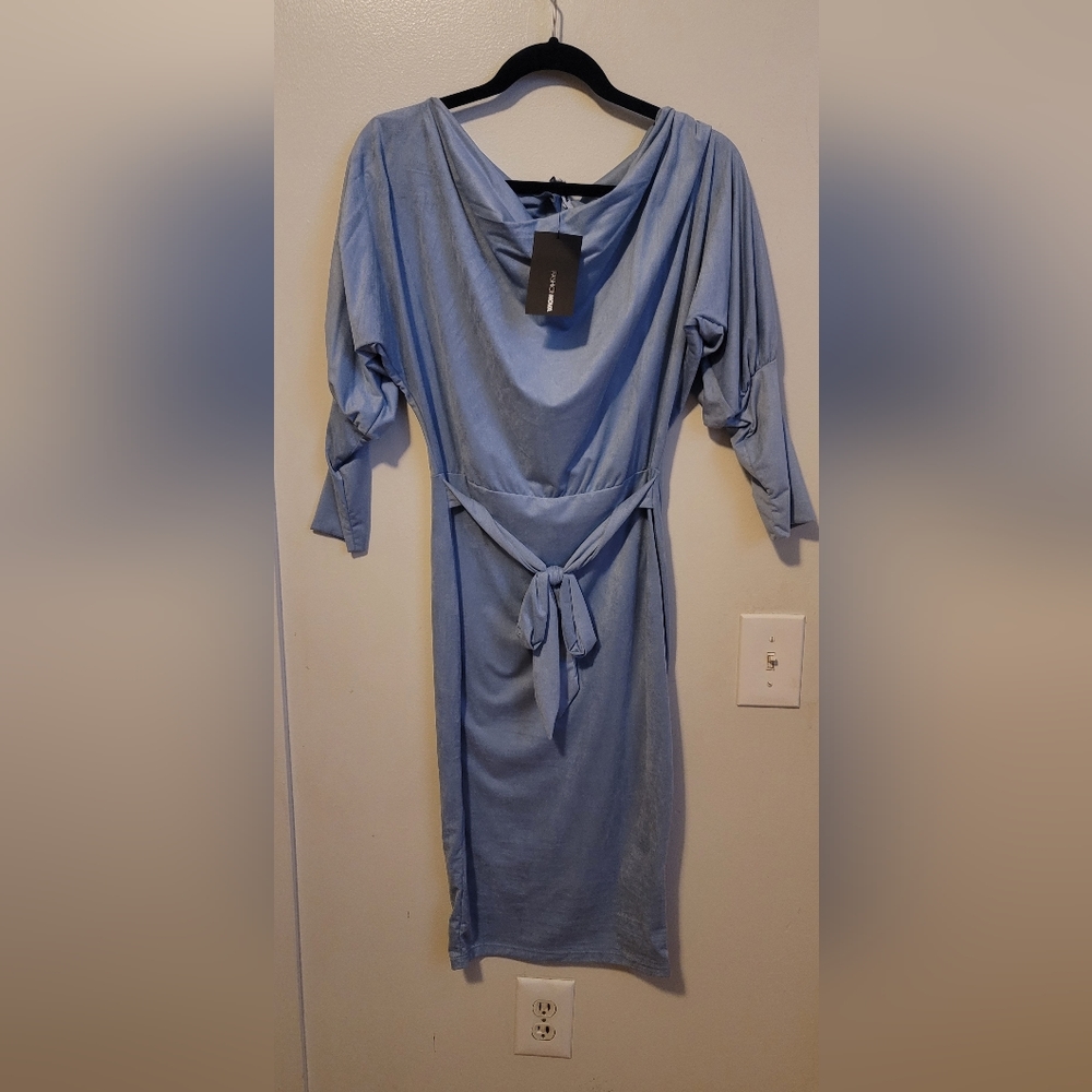 Fashion Nova blue dress